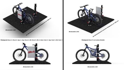 Bild von Fahrradparksystem Pedalpoint WOOD S
